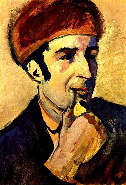 Portrait de Franz Marc, August Macke